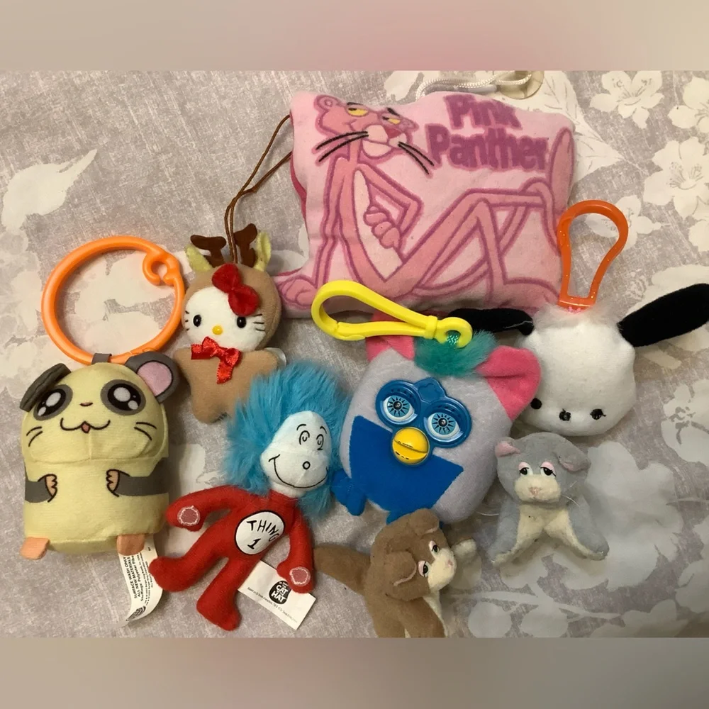 8 assorted, plush - Picture 1 of 1